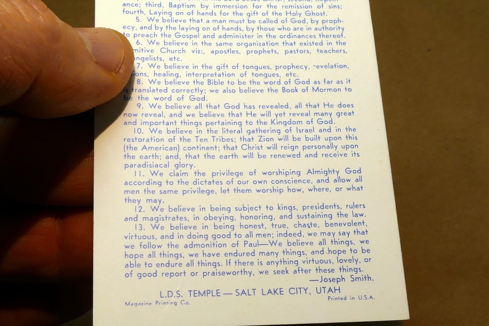 Salt Lake Utah Temple LDS Church Utah advertisement Add