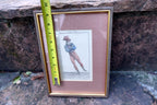 Fashion Engraving 1813 Parisian Costume French Gentleman's Skating framed
