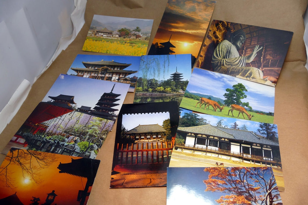 Todaiji Temple - Nara Japan Postcard 1970's  lot of 12 Pack Unposted vintage