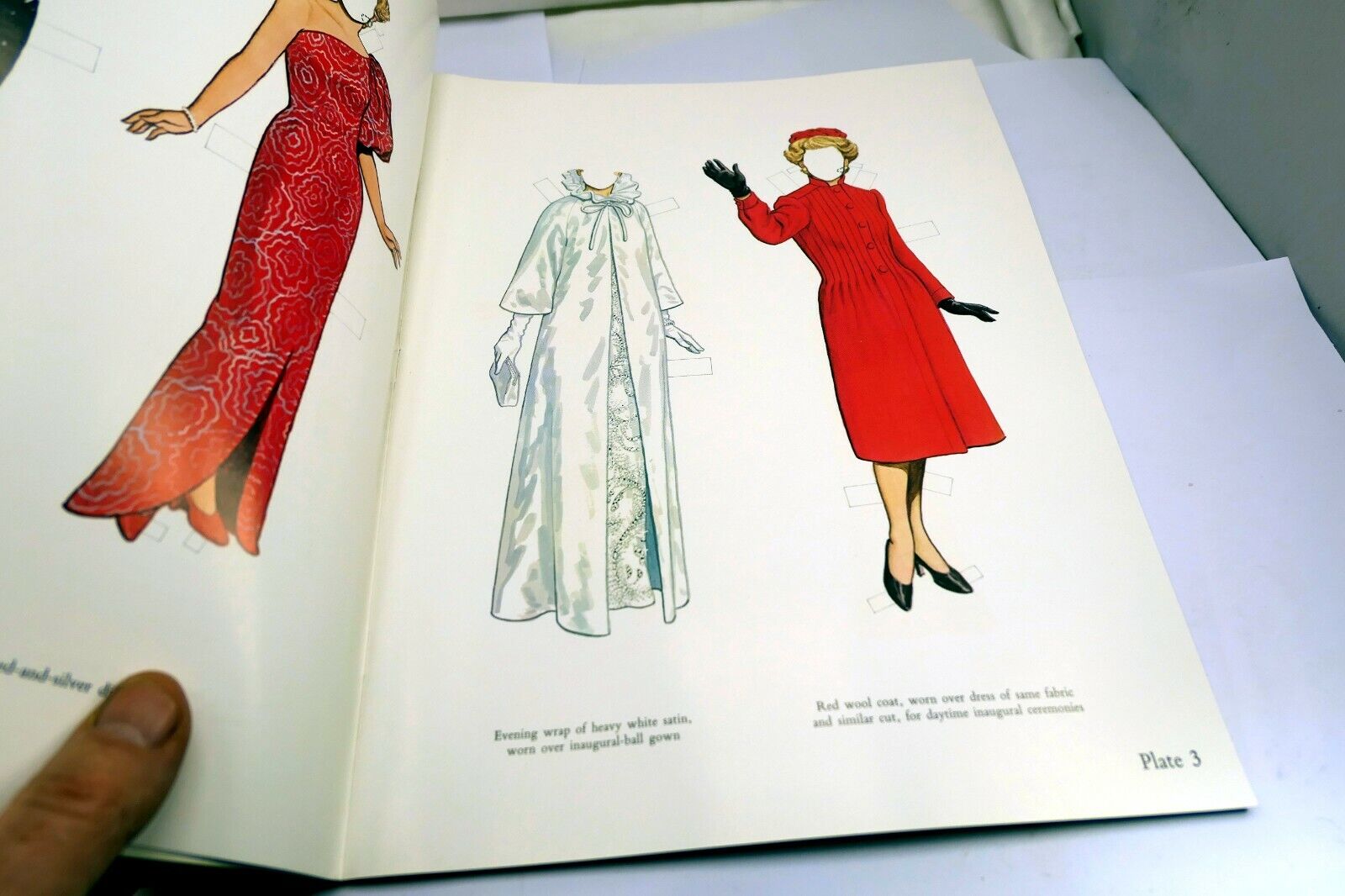 Nancy Reagan Fashion Paper Dolls in Full Color by Tom Tierney First Lady