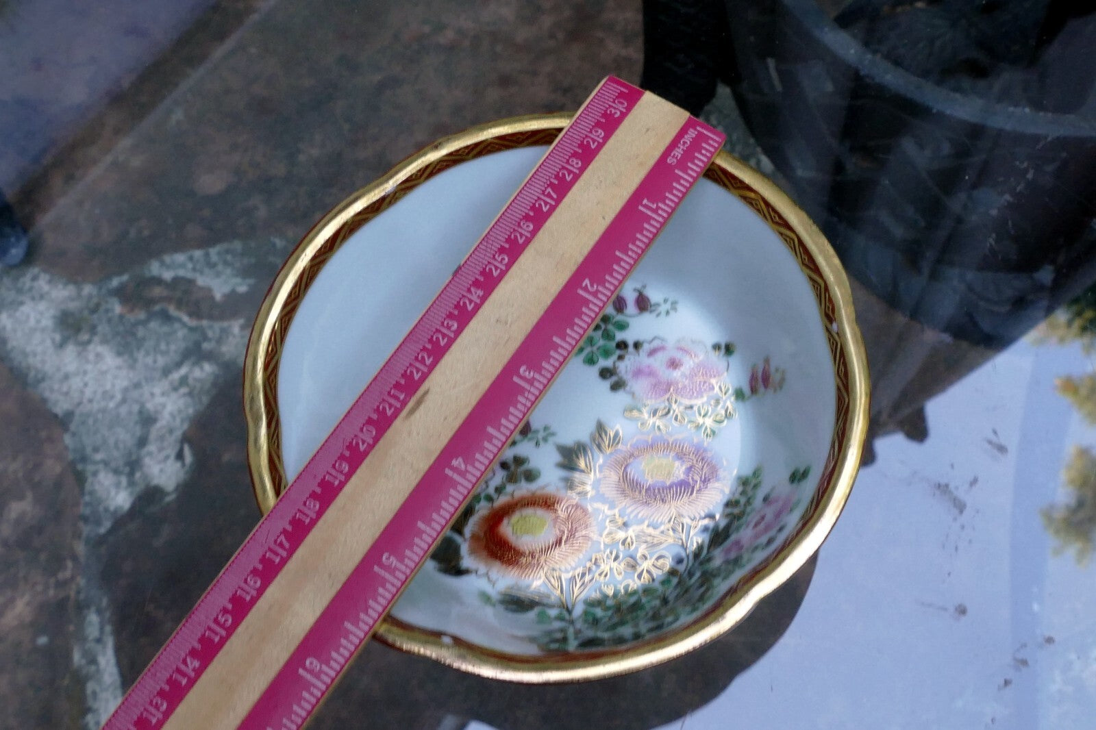 Japanese Satsuma Plate Bowl 5.5"