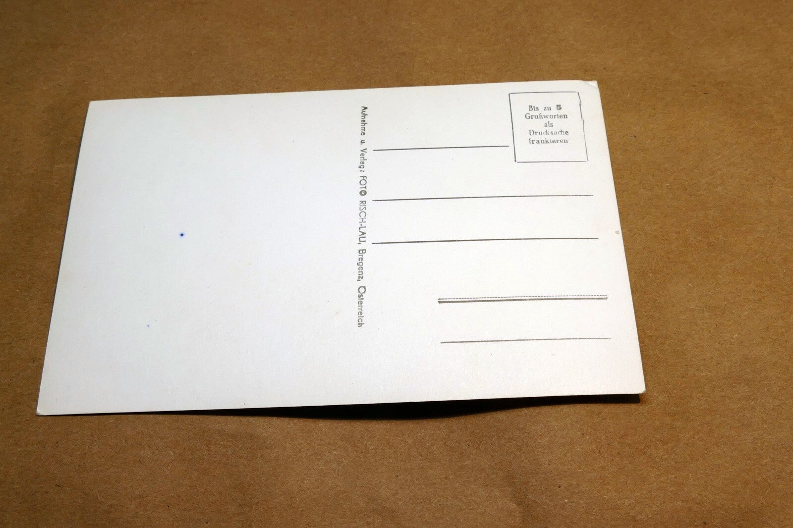 Landen A.A. Risch-Lau  Alps  Austria postcard 1940's  - unposted