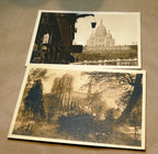 Paris france les jolis coins unposted postcard notre dame sacre coeur 1920's