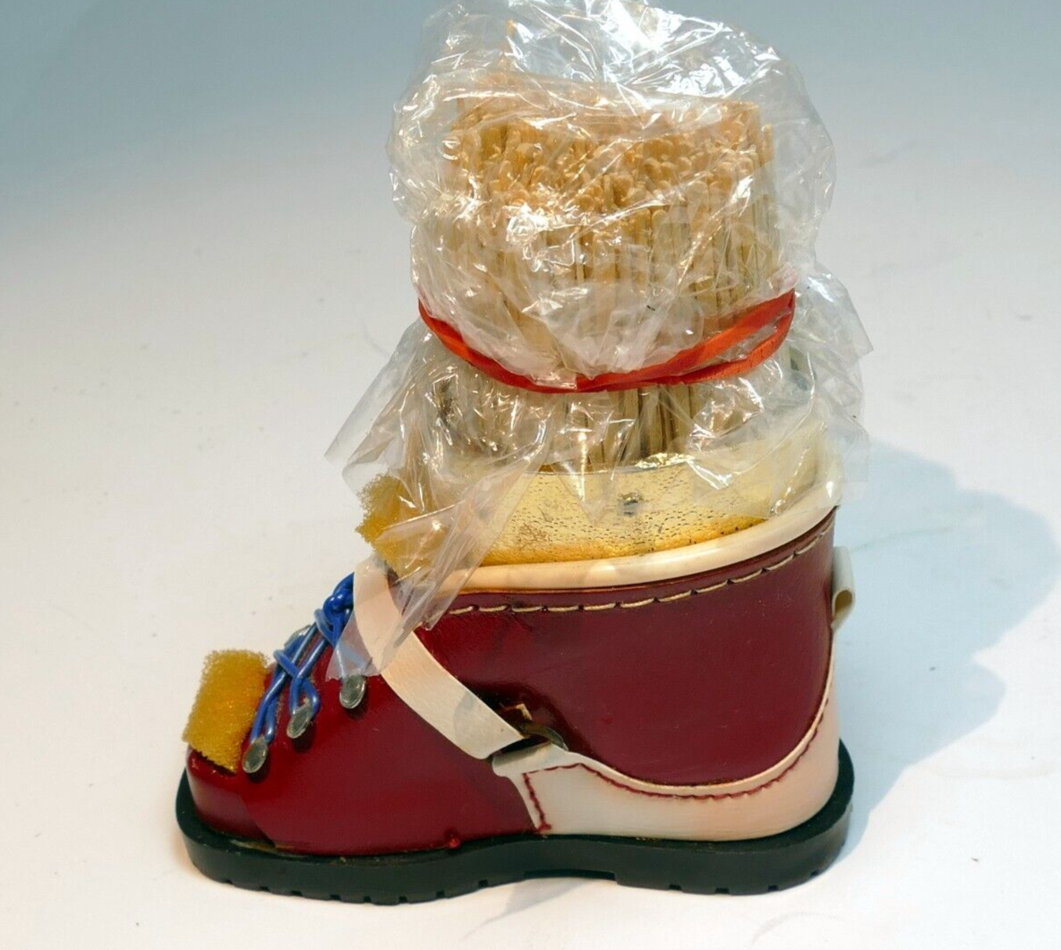 Vintage mini baby shoe toothpick holder kitchen decor