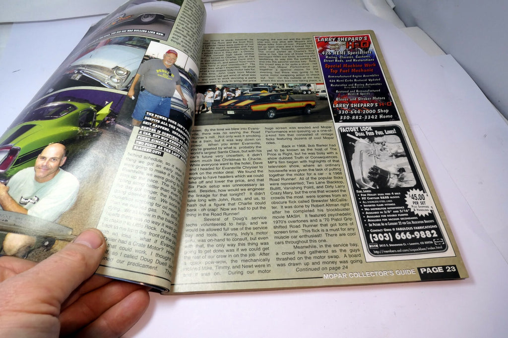 MOPAR Collector's Guide Magazine November 2007 Max Wedge '73 Rallye Charger