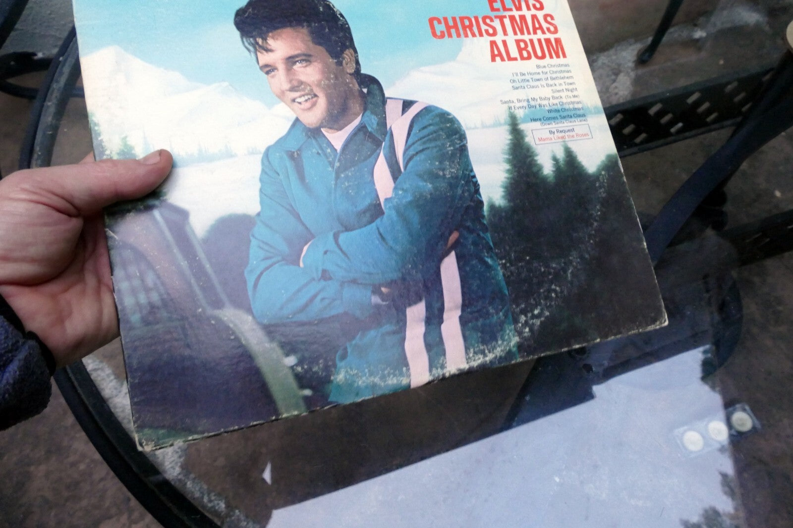 1970 Elvis Presley Elvis' Christmas Album RCA CAL-2428 - ALBUM ART COVER ONLY