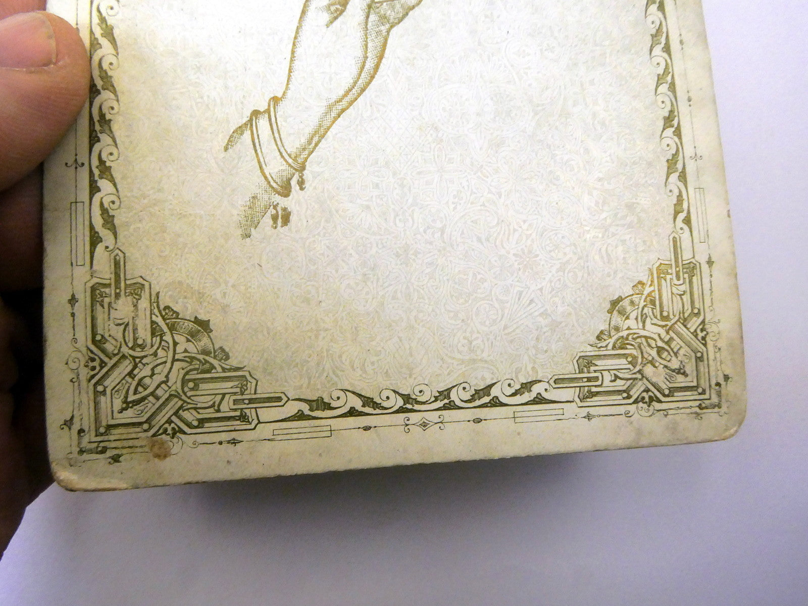 Picture of  Lady ANTIQUE Photograph 6X4" Silver Gel Print Walter's Studio 1900