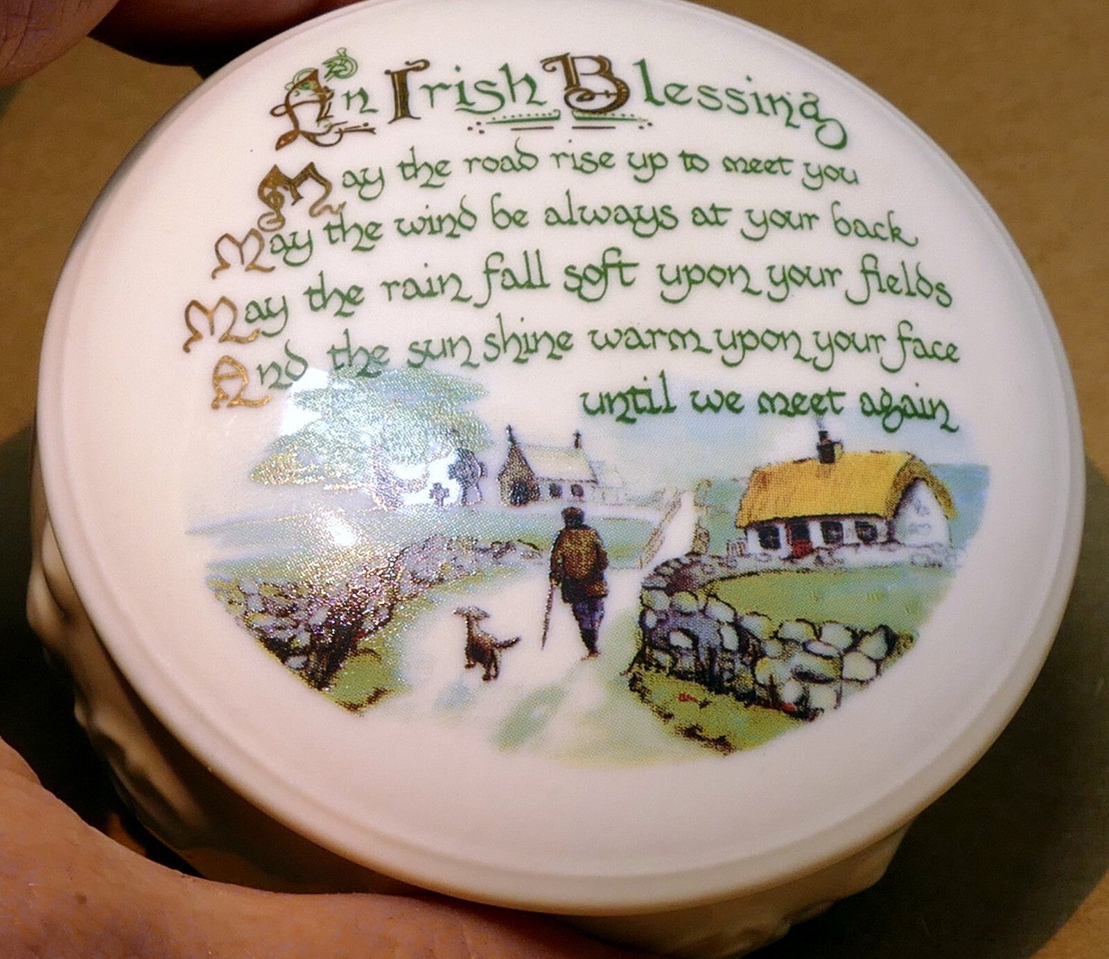 Belleek gift box ireland blessing father day   until we meet again