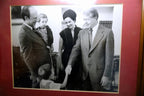 39th u.s. president jimmy carter framed matted photo picture shaking arm family
