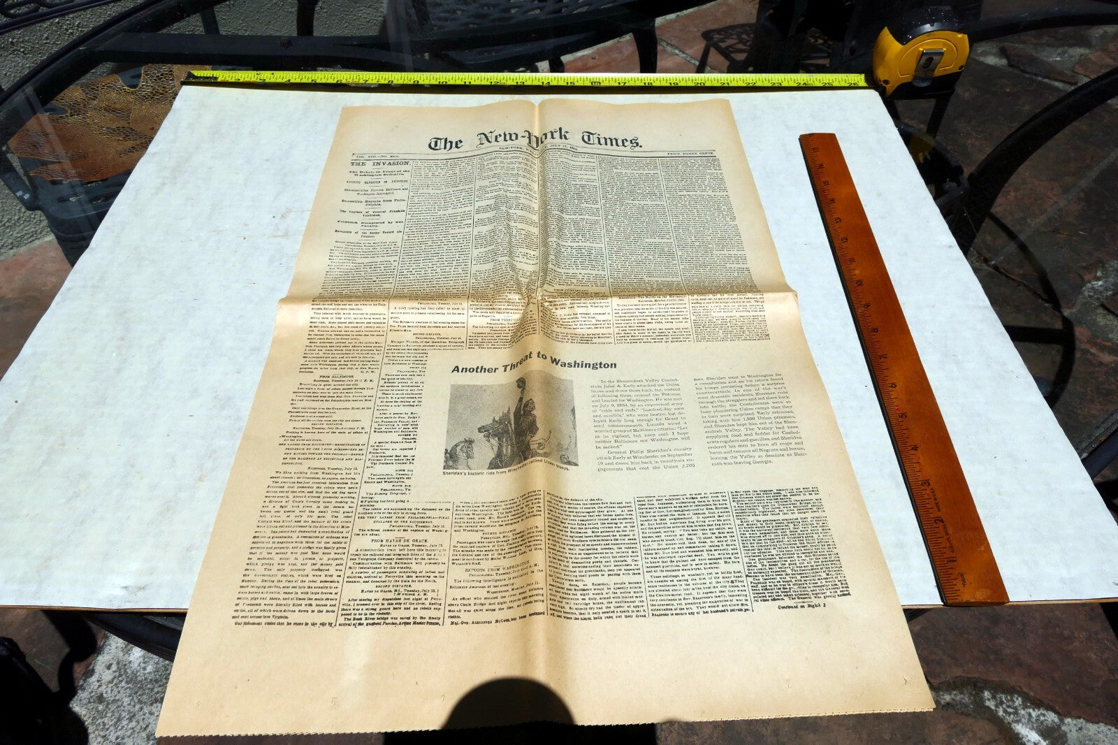 New York Times Sept 3 1864 - Reprint, Atlanta's Destruction by Sherman, Mobile