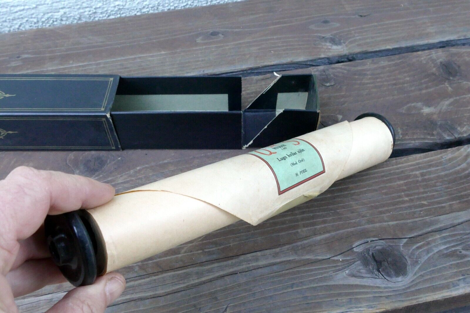 QRS WF6048 Word Roll Lugn Hvilar Sjon H. Pfeil