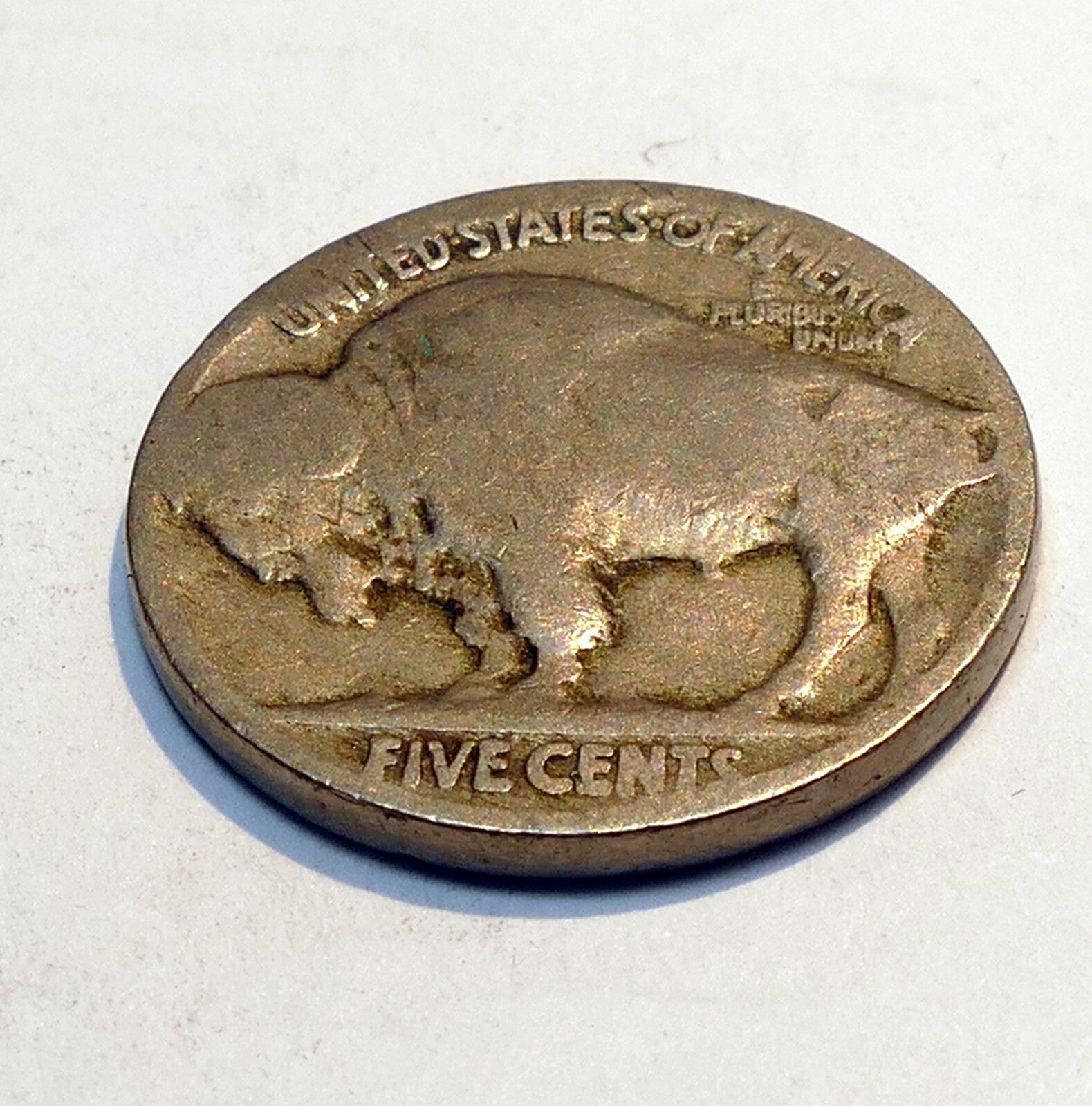 Buffalo Nickel....Five Cents......Indian Head  One Coin  - poor condition