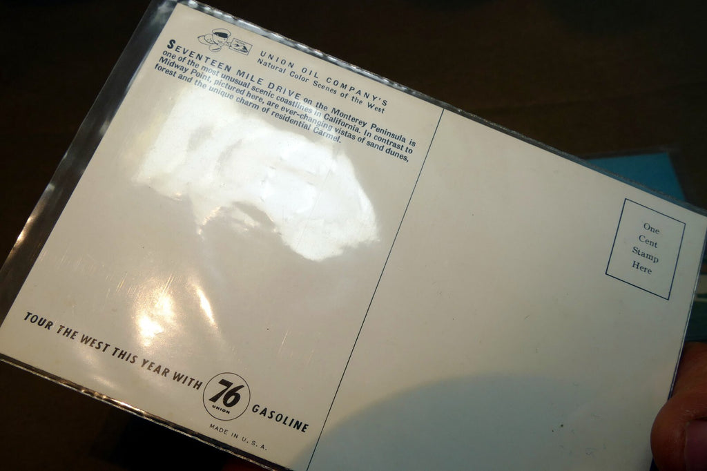 Unposted Postcard 3 lot from 1940's Union 76 Oil Company Santa Cruz CA