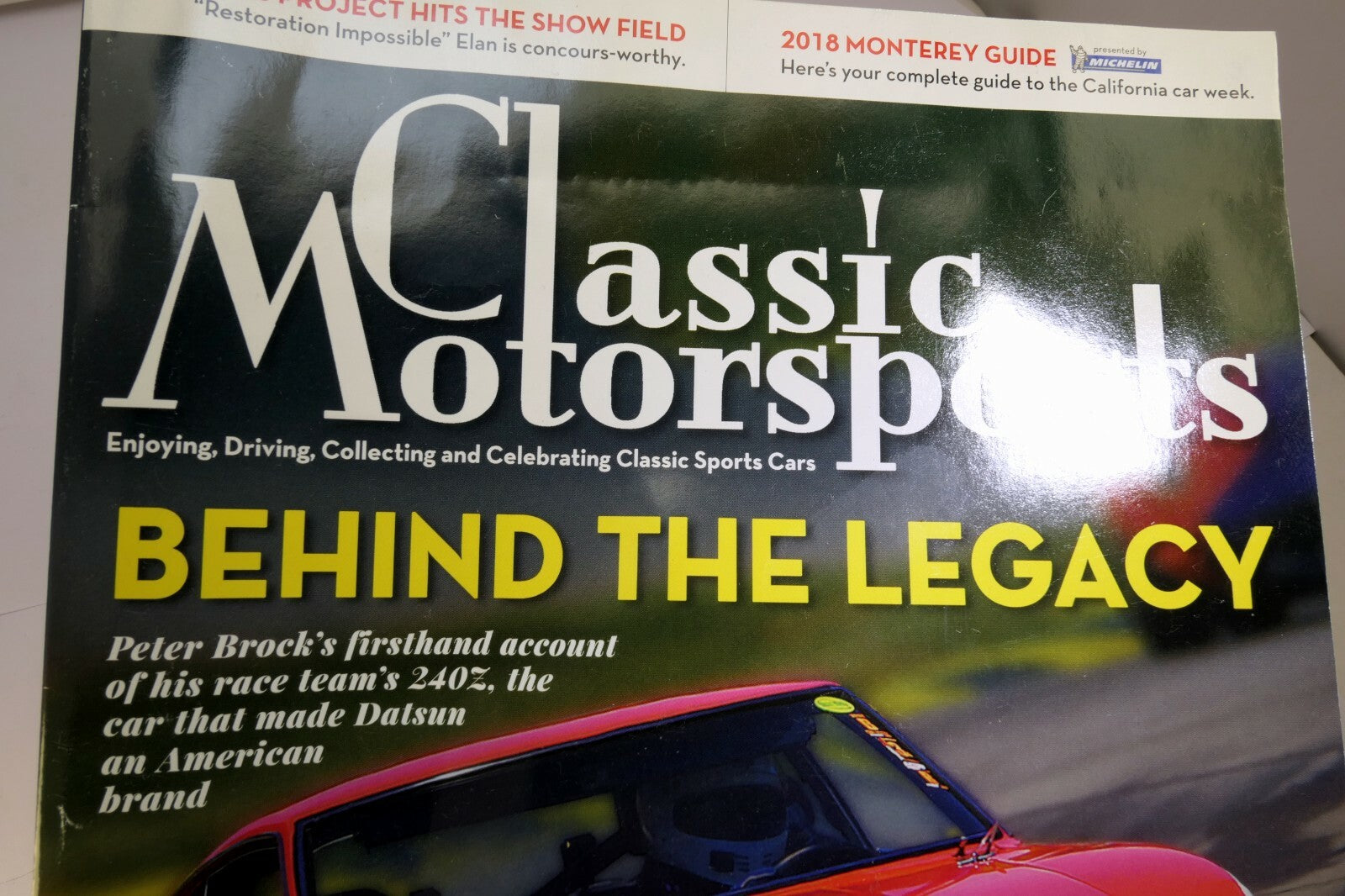 Classic motorsport magazine september 2018 monterey guide porsche vs panamerica