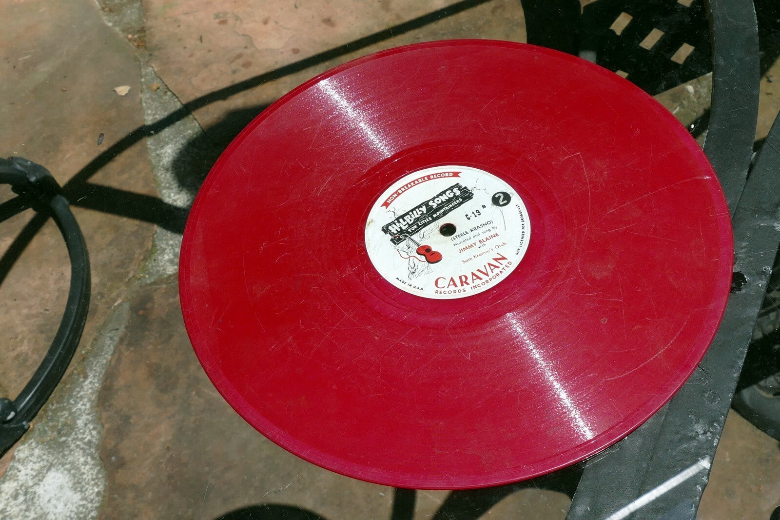 Jimmy Blaine Hillbilly Songs For Little Mountaineers 78 RPM C-19 Jimmy Blain