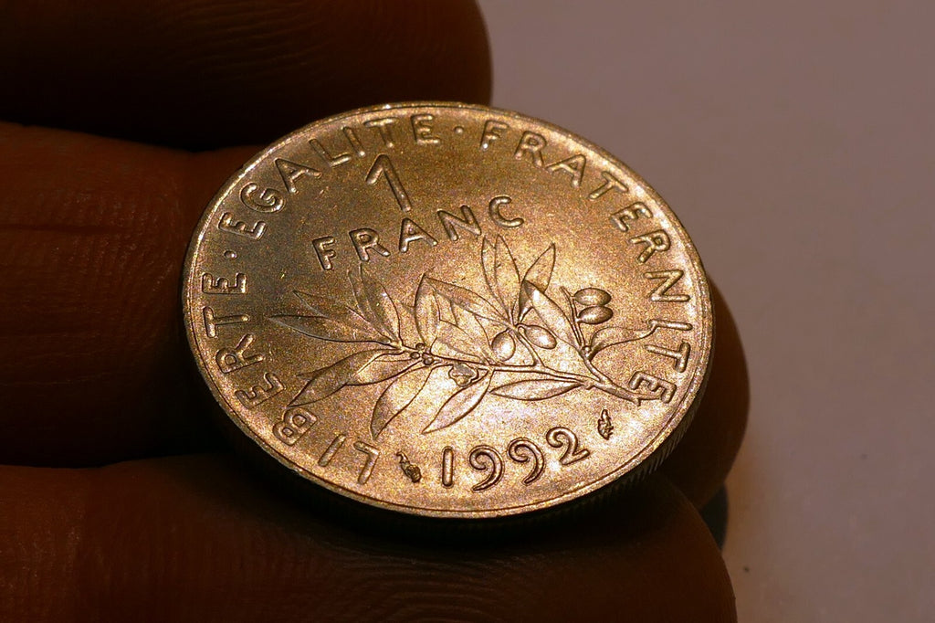 1992 France 1 Franc  Coin