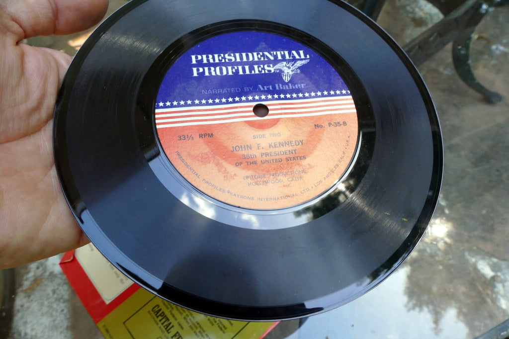 John For Kennedy the Presidents Speak 1966 Vinyl EP Narrated By Art Baker