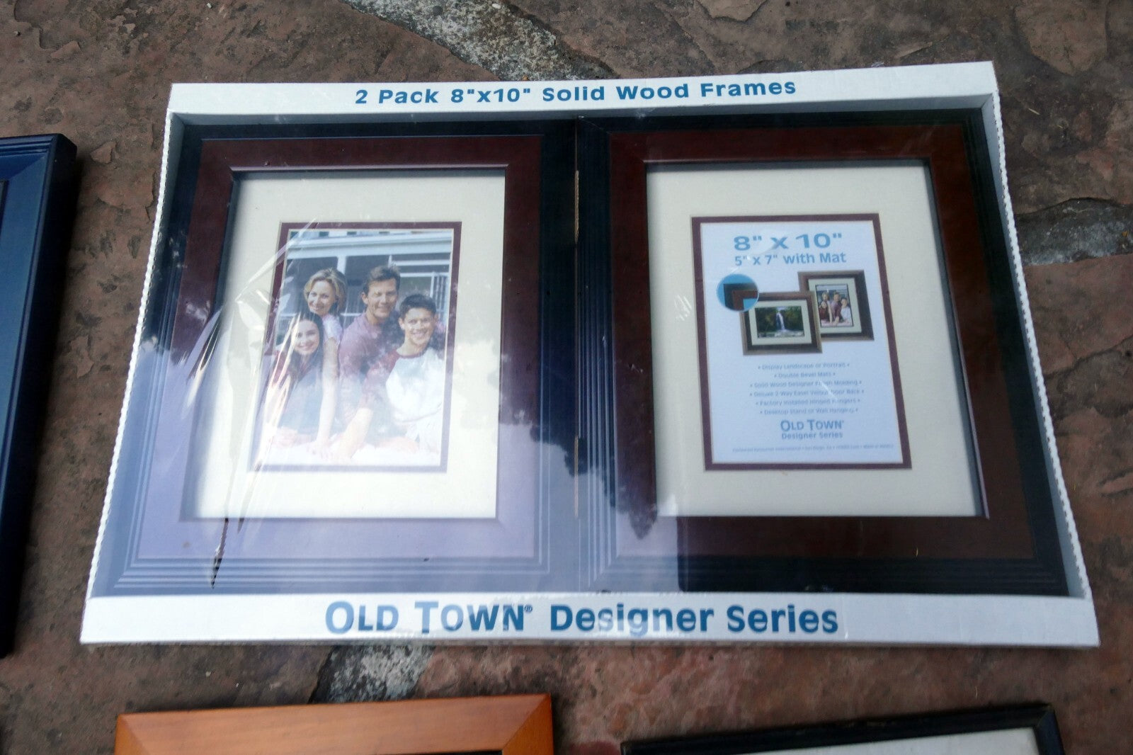 Pack of 5 Four  Solid Wood Picture Portrait Frame  8X10" Art Photo  lot