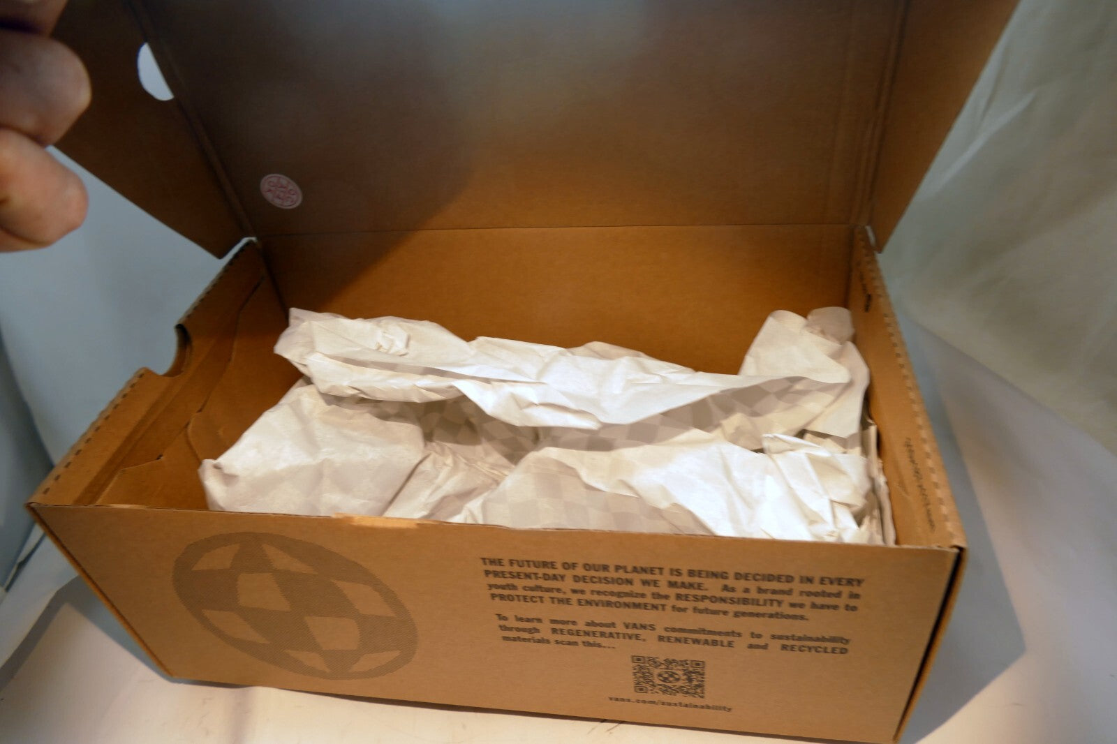 Vans Shoebox  EMPTY BOX ONLY FOR ZAHBA Fatique/Black VN0007QQFTB 8.5