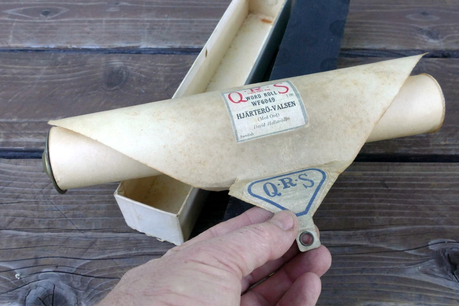 QRS Word Roll WF6049 Hjartero-Valsen David Hellstrom - AS IS