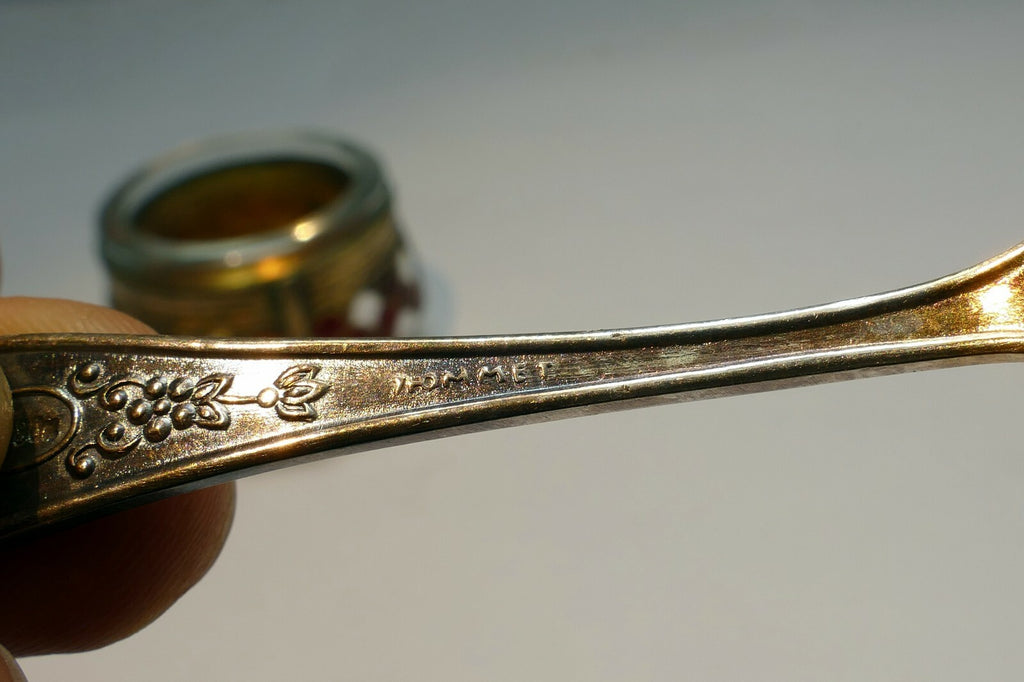 Brass 450K mustard box cream case spices pitcher мельхиор 7ЮММЕТ