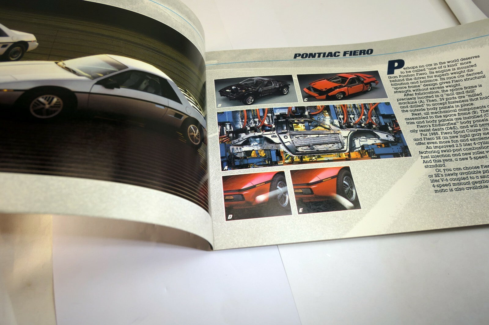 Pontiac 1985 "We Build Excitement" Dealership advertisement Sales Brochure Car