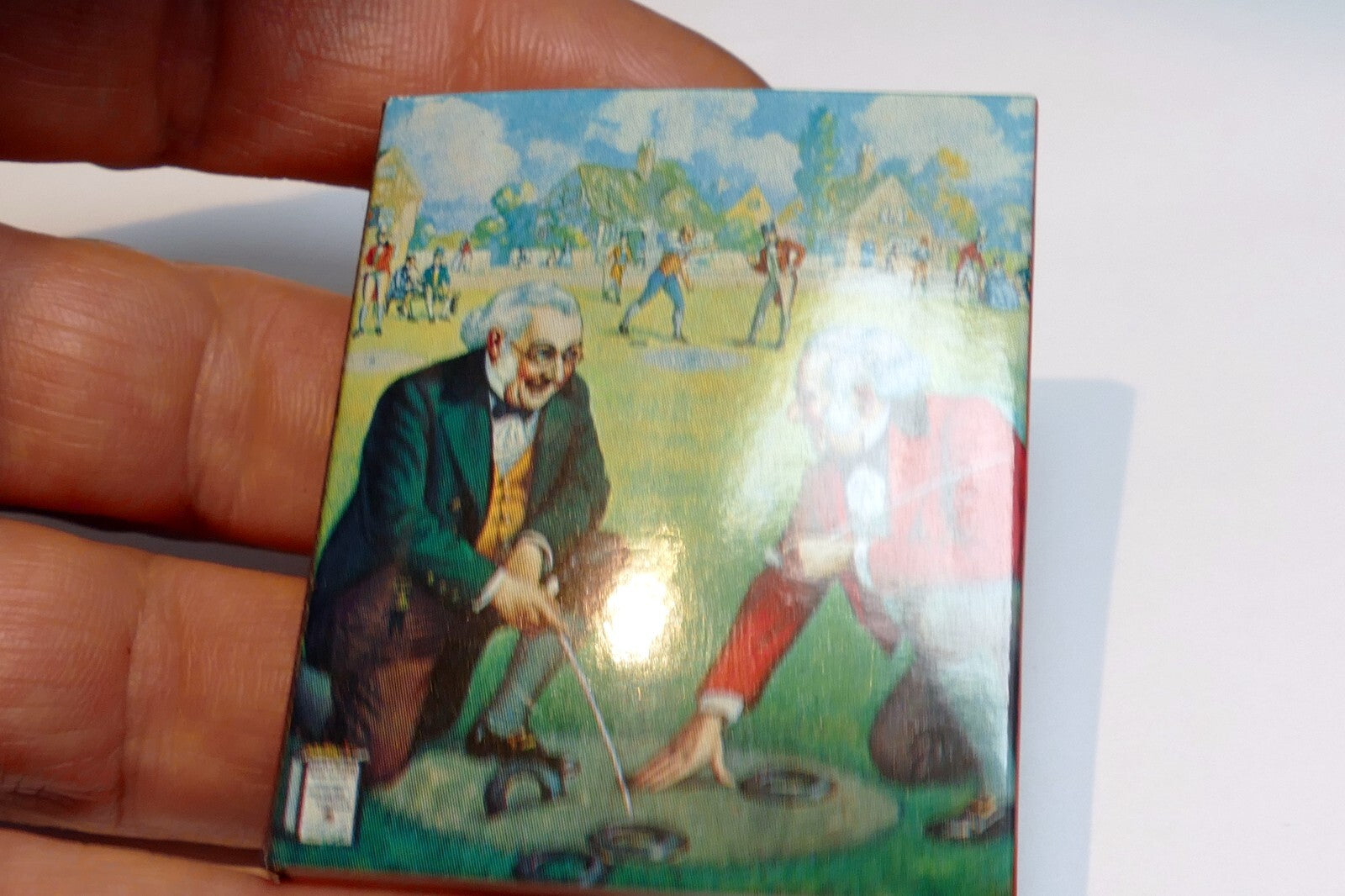 Old chum  light safety match box and wooden matches for pipe smoking tobacco