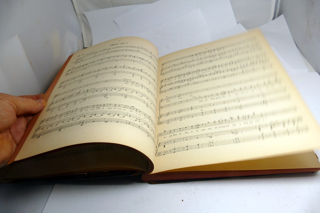 Ruddigore Opera Vocal Score by Gilbert & Sullivan sheet music 1887 Congress Libr