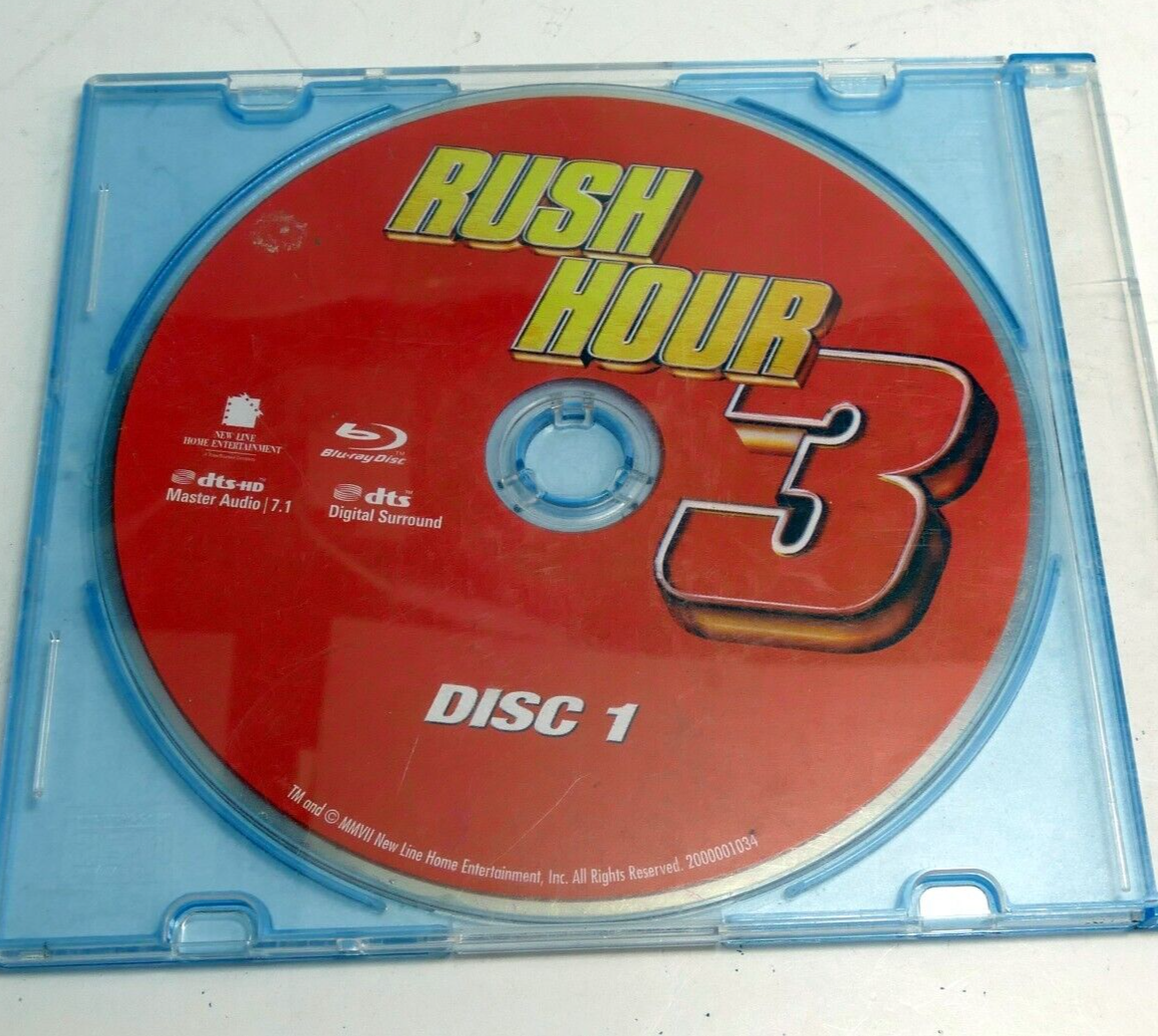 Rush hour 3 blu ray disc only mmvii 2000001034