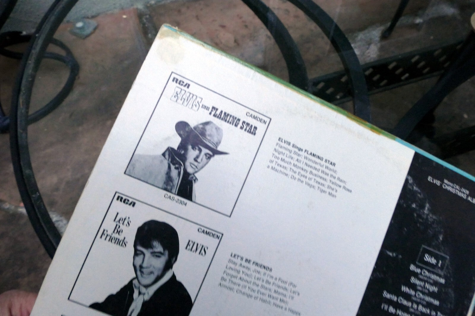 1970 Elvis Presley Elvis' Christmas Album RCA CAL-2428 - ALBUM ART COVER ONLY