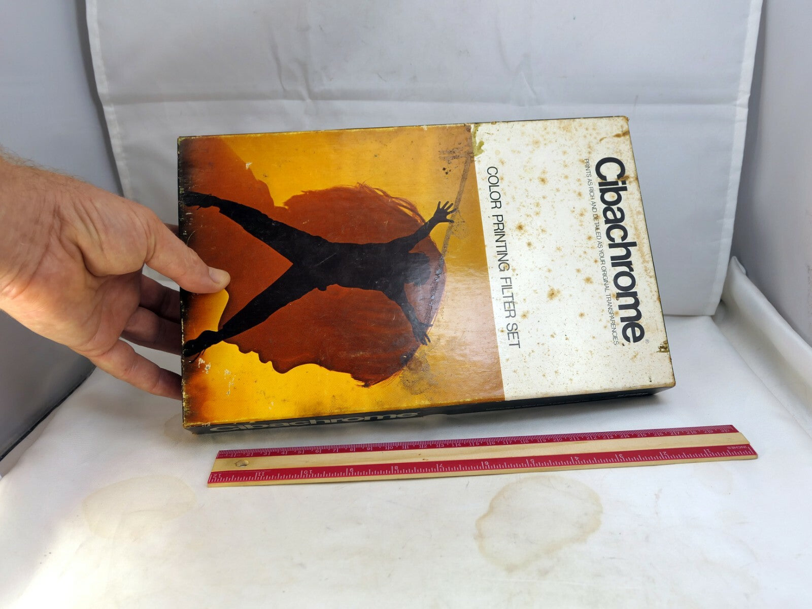 Empty Box for Ilford Cibachrome  Filter Gelatin set 12X7X1.5"