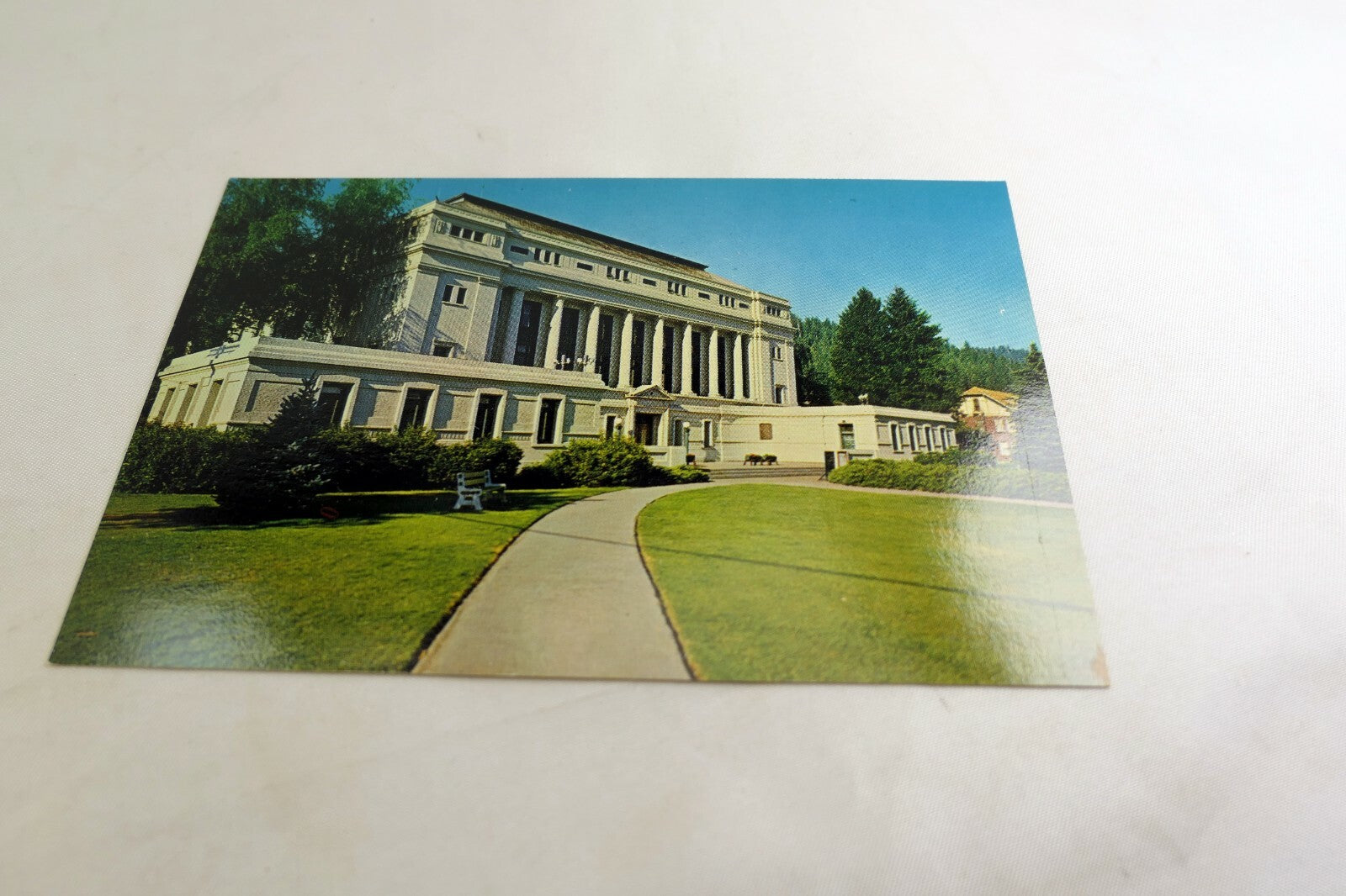 Plumas County Court House Quincy California 1960's vintage USA