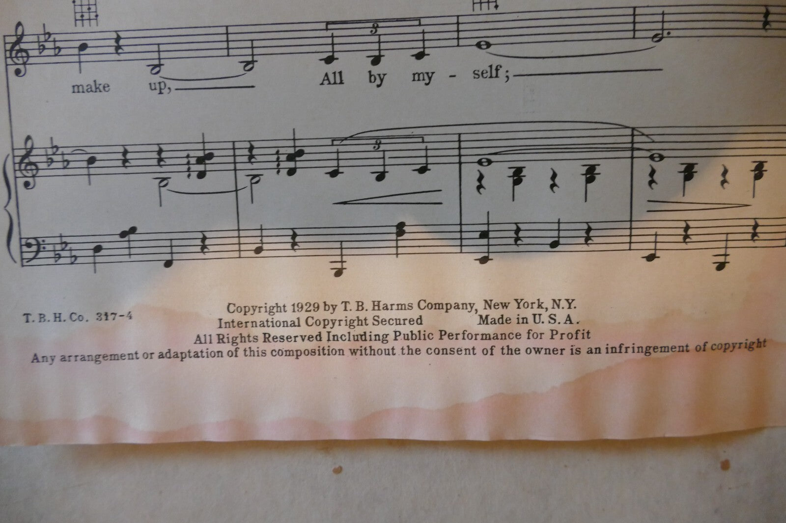 Why Was I Born 1929, from "Sweet Adeline", by Jerome Kern, Oscar Hammerstein 2nd