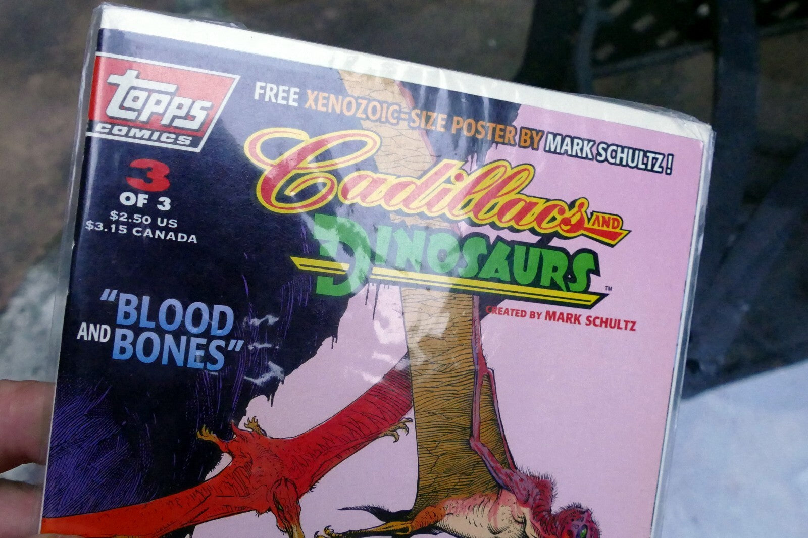 Cadillacs and Dinosaurs Blood & Bones #3 Topps Comics by Mark Schultz 1994 MINT
