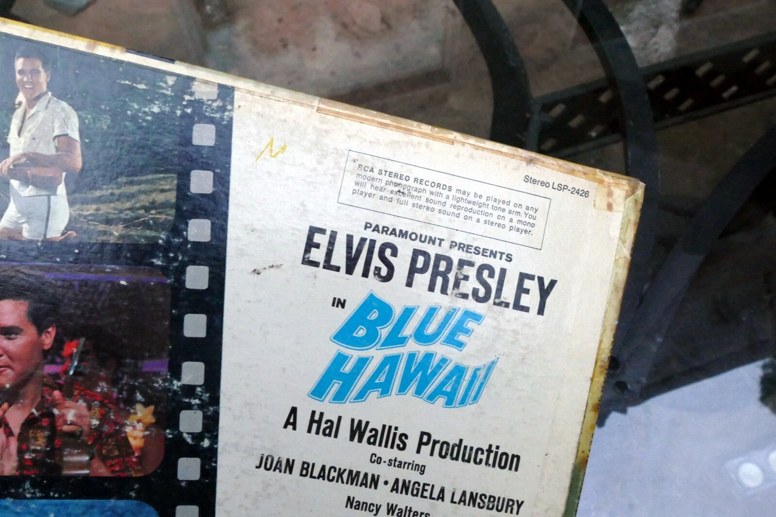 1976 Elvis Presley Blue Hawaii LSP-2426 RCA Soundtrack -  ALBUM ART COVER ONLY