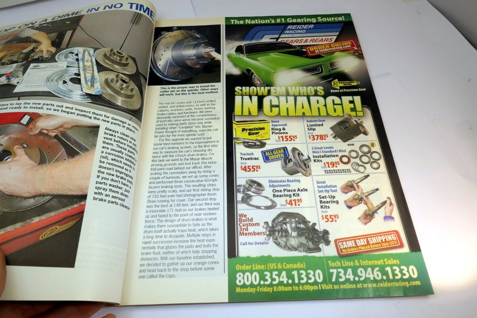 MOPAR MUSCLE Magazine October 2006 8-second 572 Wedge Build EZ 4-Wheel disc