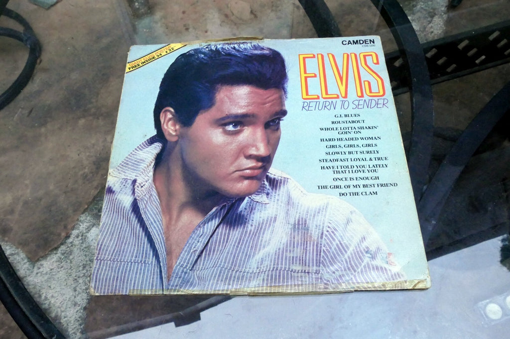 1981 Elvis Presley Return To Sender Camden CDS-1200 - ALBUM ART COVER ONLY