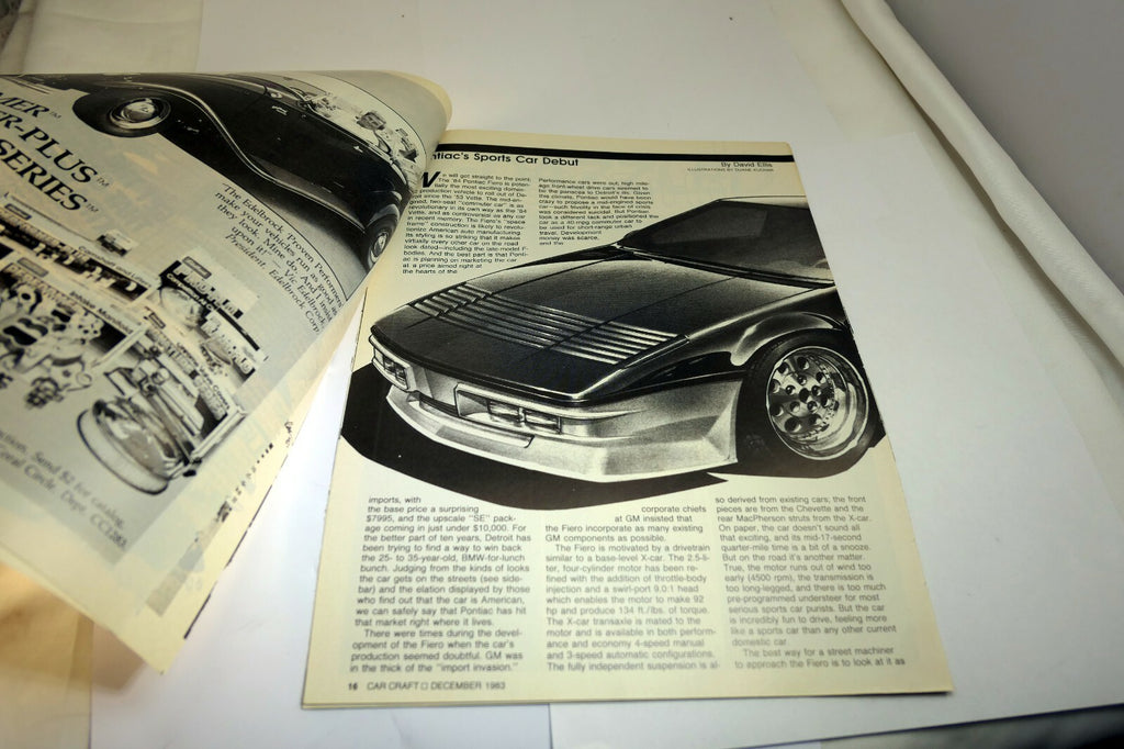 Pontiac Magazine clippings advertisement ad P-Dazzled Car Craft 1983