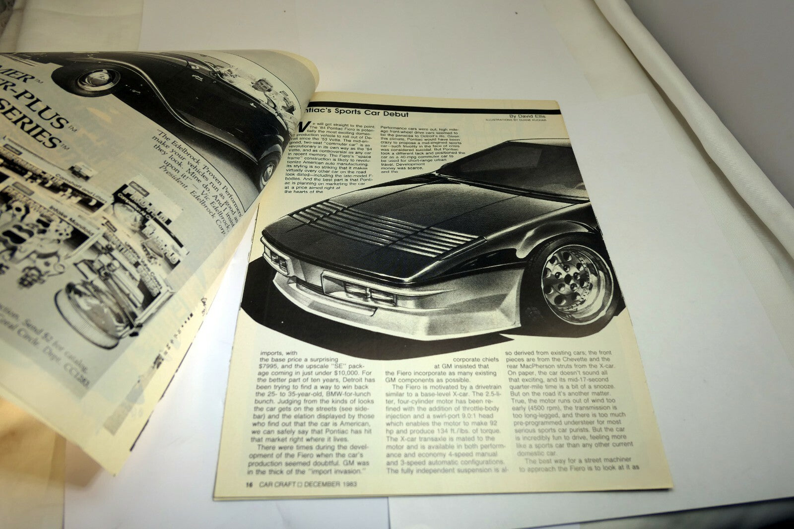 Pontiac Magazine clippings advertisement ad P-Dazzled Car Craft 1983