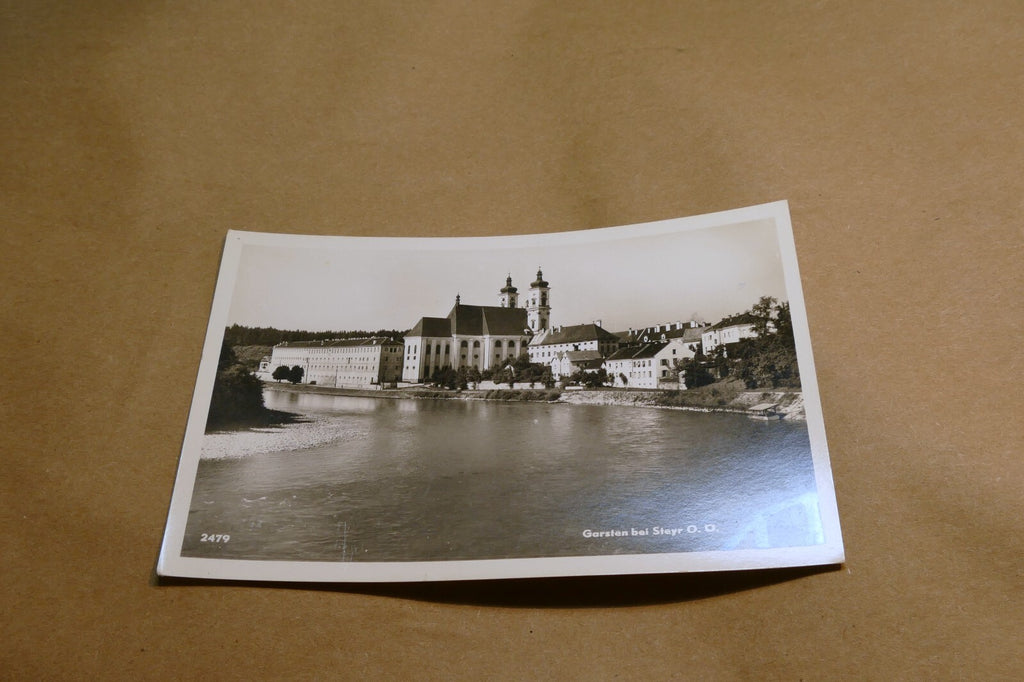Garsten bei Steyr O. U. postcard Black & white Oberösterreich 1920's - unposted