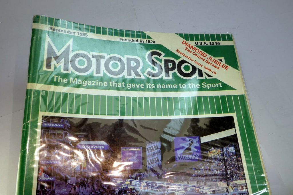 Motor Sport Magazine September 1985