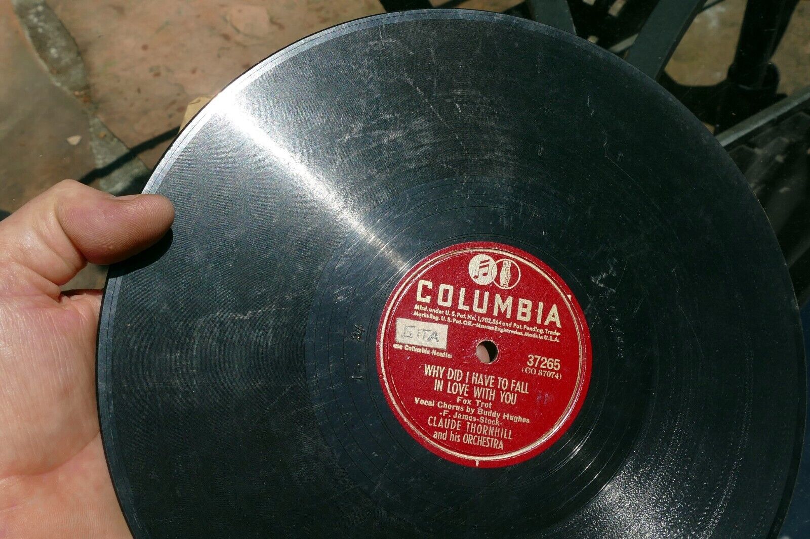 10" Claude Thornhill And His Orchestra ‎Far Away Island Why Did Fall 37265 1947