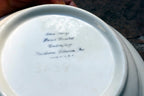 Blue Ridge Southern Potteries Hand painted 9" Flowers Floral Serving Plate