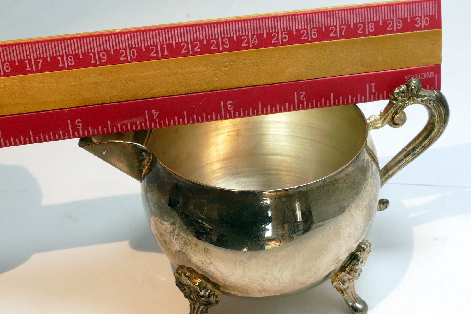 SILVER  PLATE  CREAMER  made in Indonesia
