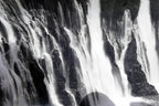 Mt. shasta california 11x14" black & white picture photo burney falls usa