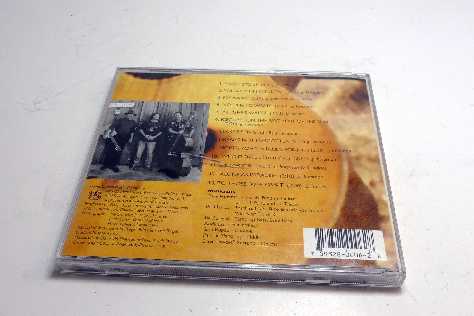 Dreams Not Forgotten by Gary Horsman, Bill Haines, Bill Sullivan, Andy Just (CD)
