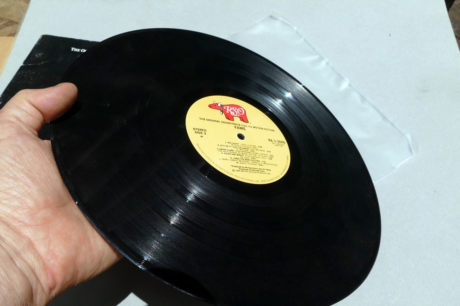 FAME - Original Soundtrack - Vinyl LP  1980  MGM  RX-1-3080 Alan Parker