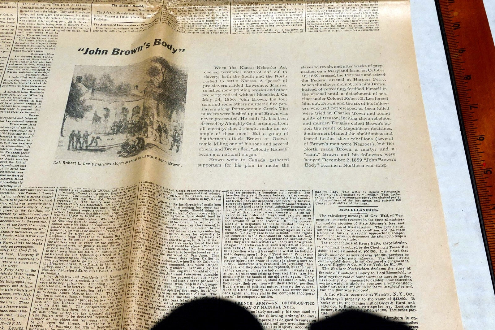 New York Times  Dec. 21,  1860 - Reprint - Civil War, South Secession Begins