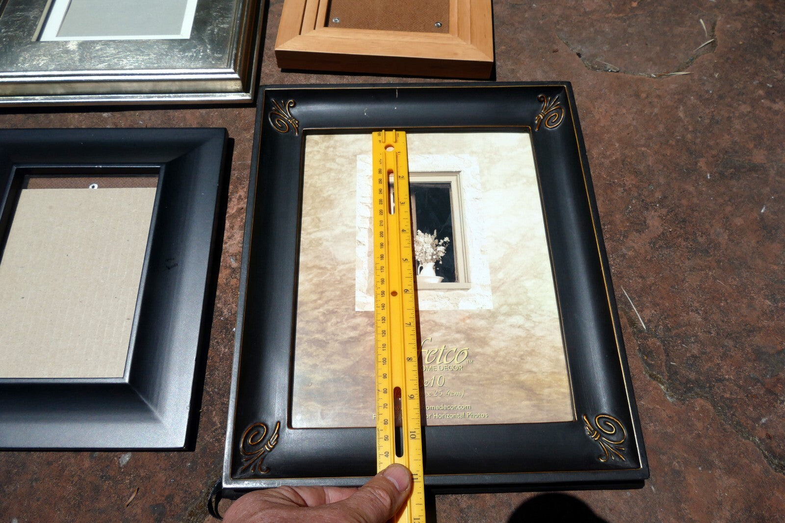 Wooden 5X7" 8X10"  Picture Photo Frame Gold  tone Black Pack of 4 mixed lot