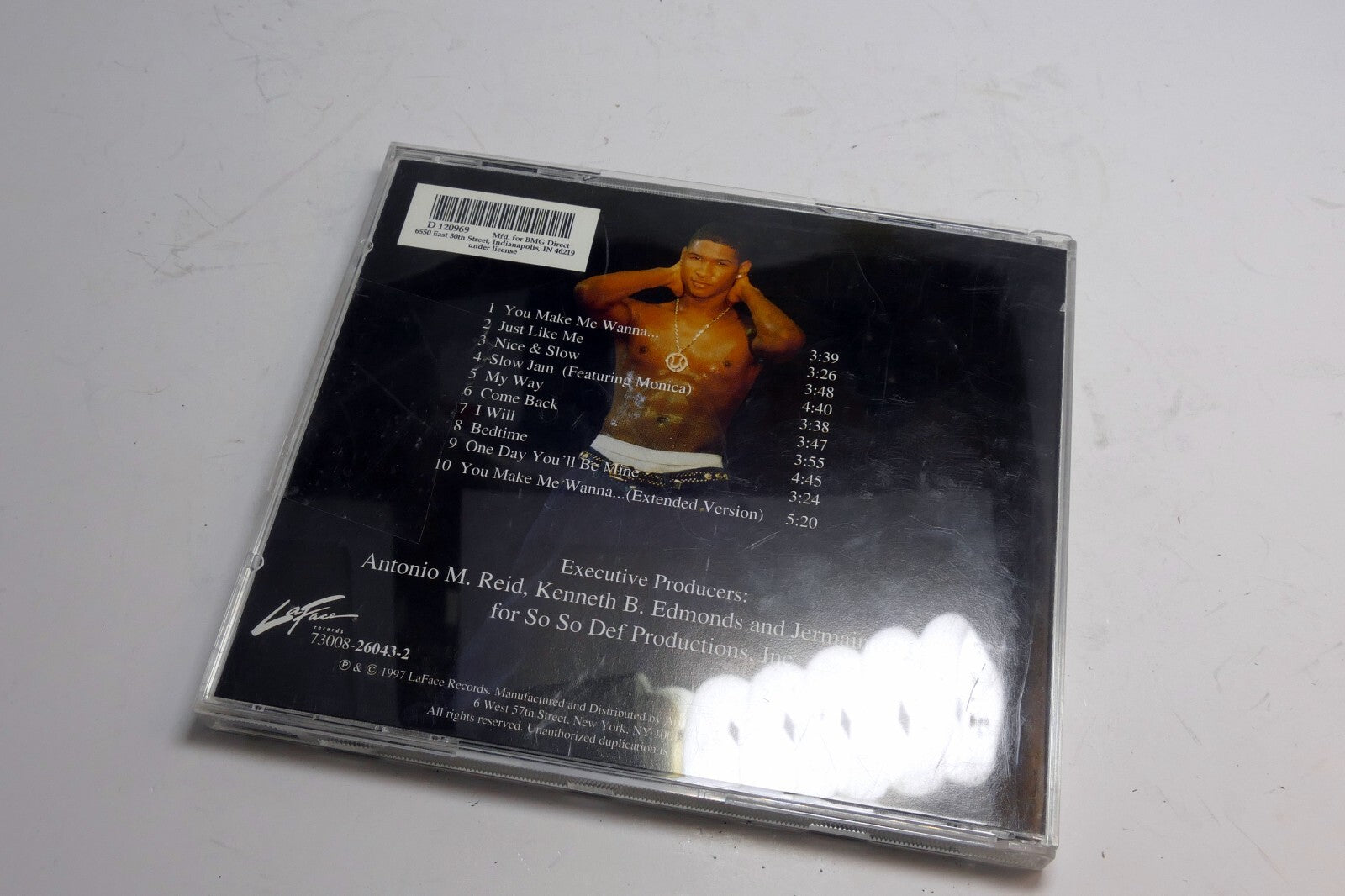 USHER - MY WAY CD 73008-26043-2 LaFace Records 1997